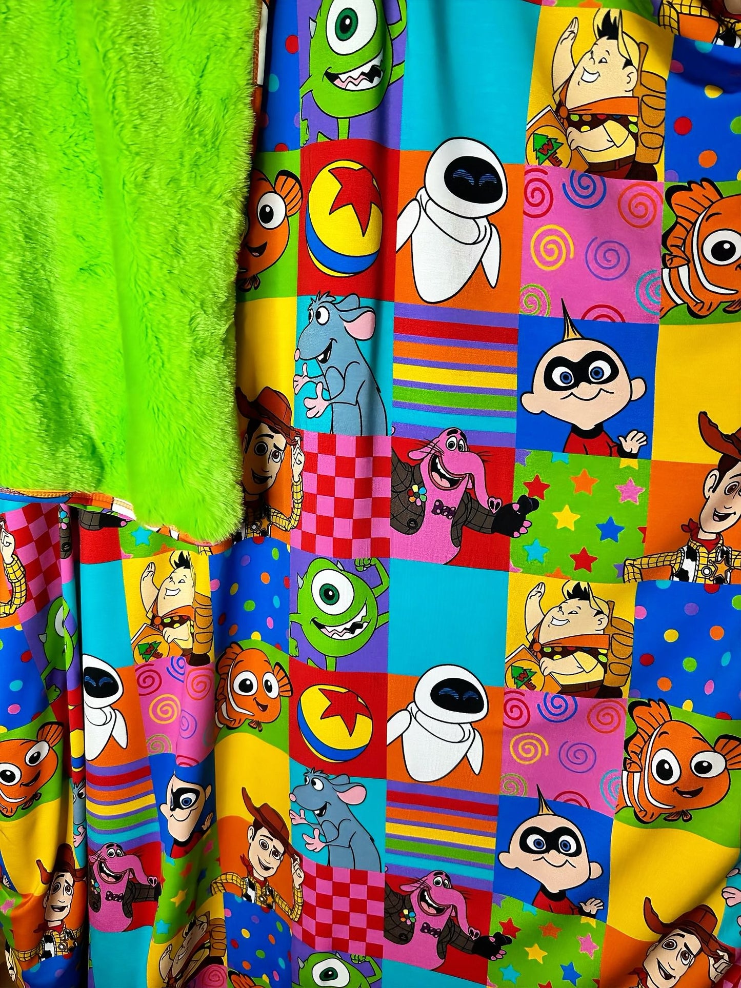 Patchwork Playmates Plush Bamboo Blanket