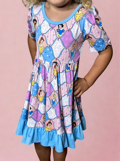 Diamond Princess Bamboo Twirl Dress