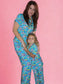 Too Infinity & Beyond Adult Bamboo Button Up Top and Pants Pajamas Set
