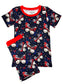 Firework Flutters Bamboo Two Piece Short Set