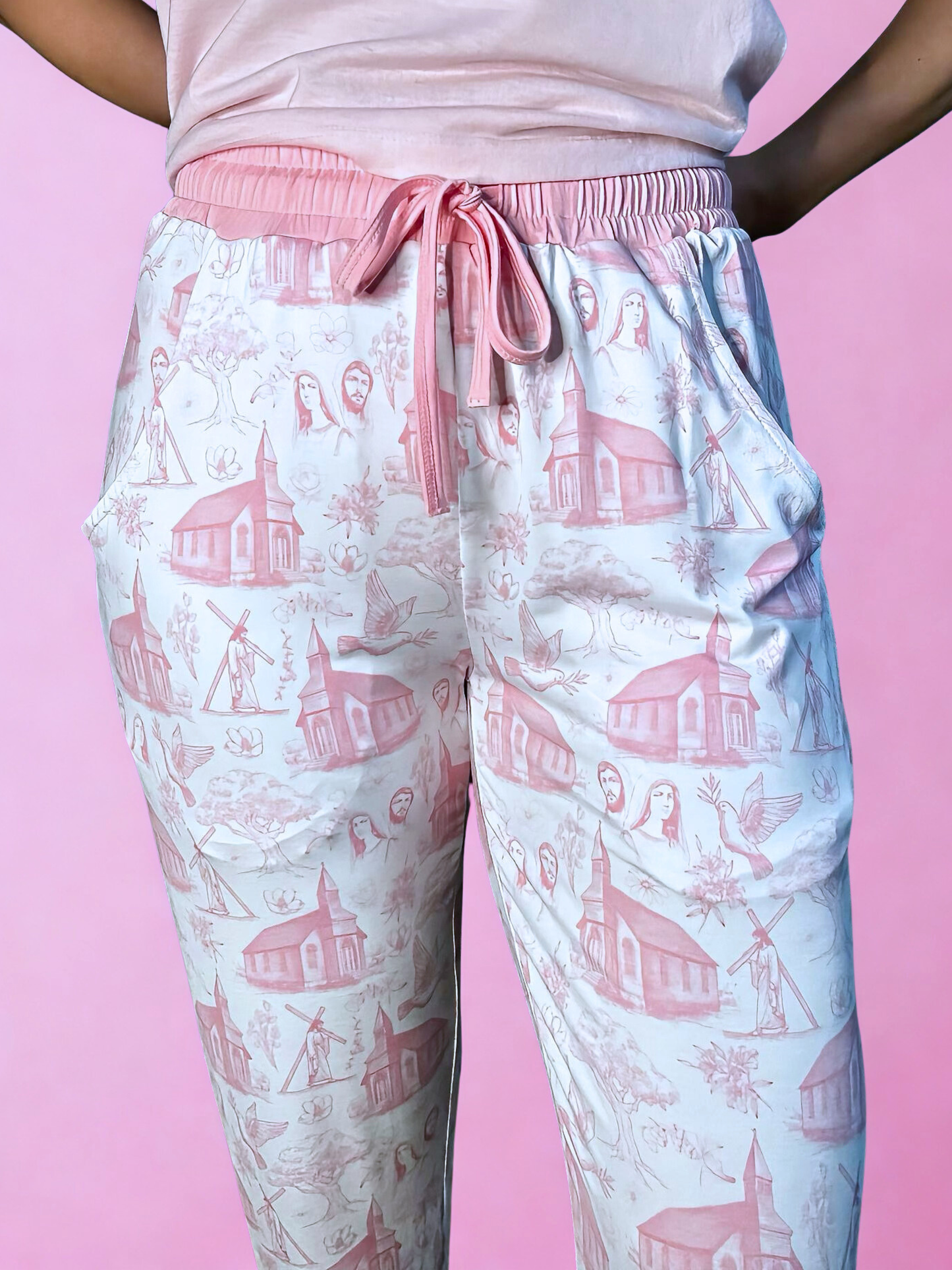 Pink Sanctuary Adult Bamboo Joggers