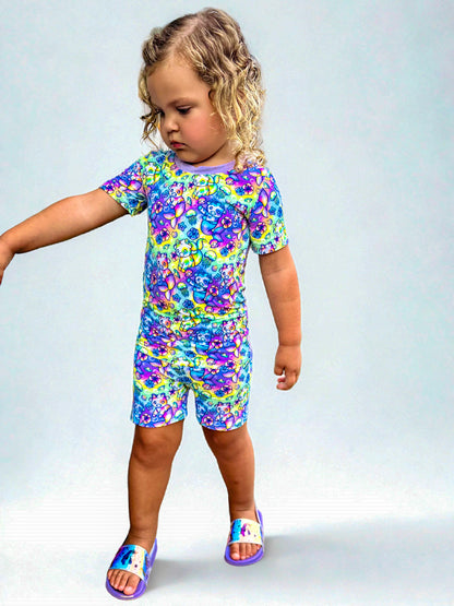 Moomaid Bamboo Short Sleeve & Shorts Two Piece Set