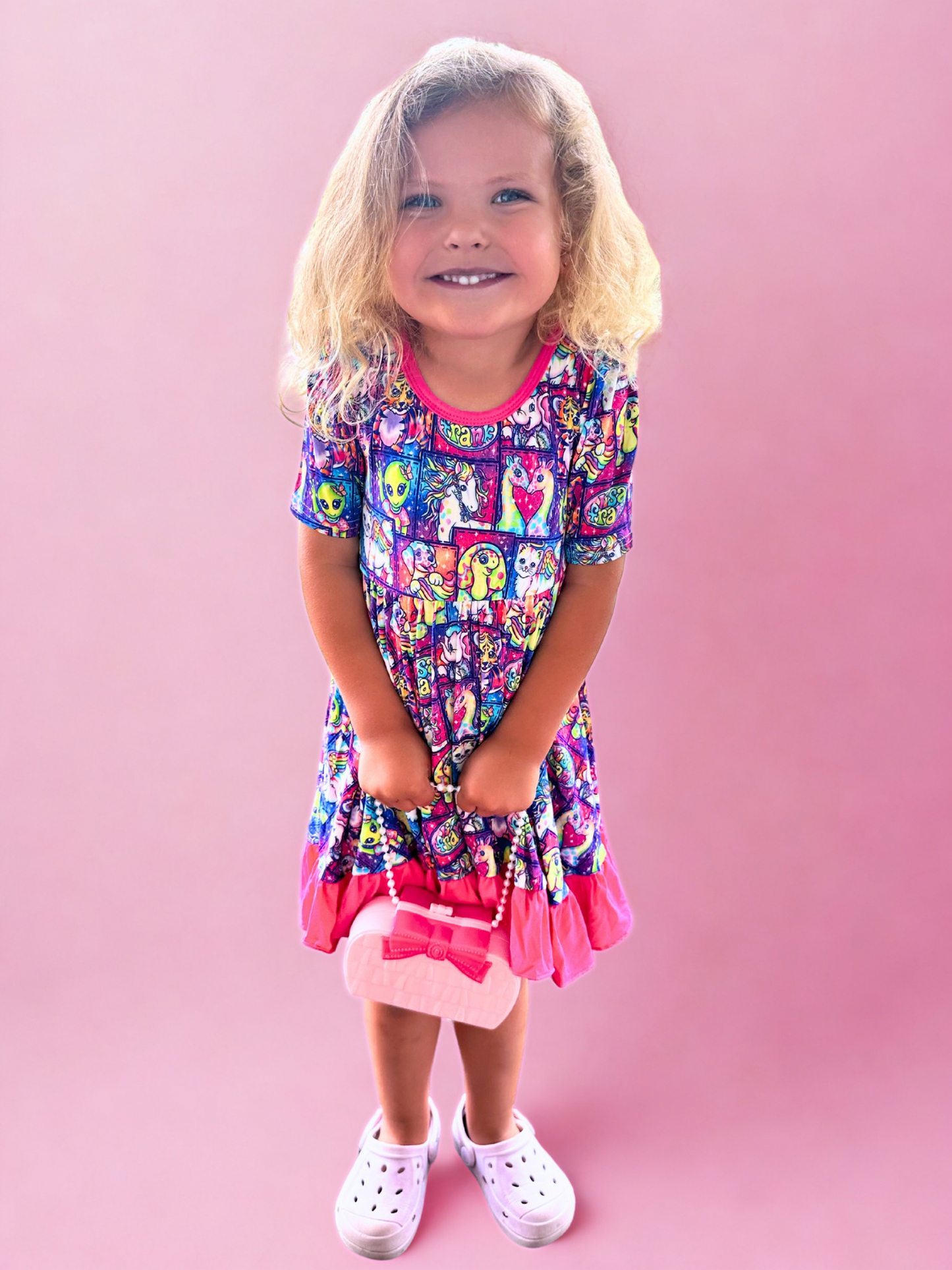 Colorful Comeback Bamboo Twirl Dress