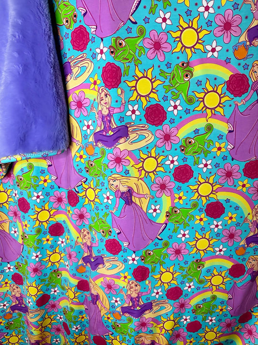 Besties in Bloom Plush Bamboo Blanket