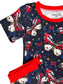 Firework Flutters Bamboo Two Piece Short Set
