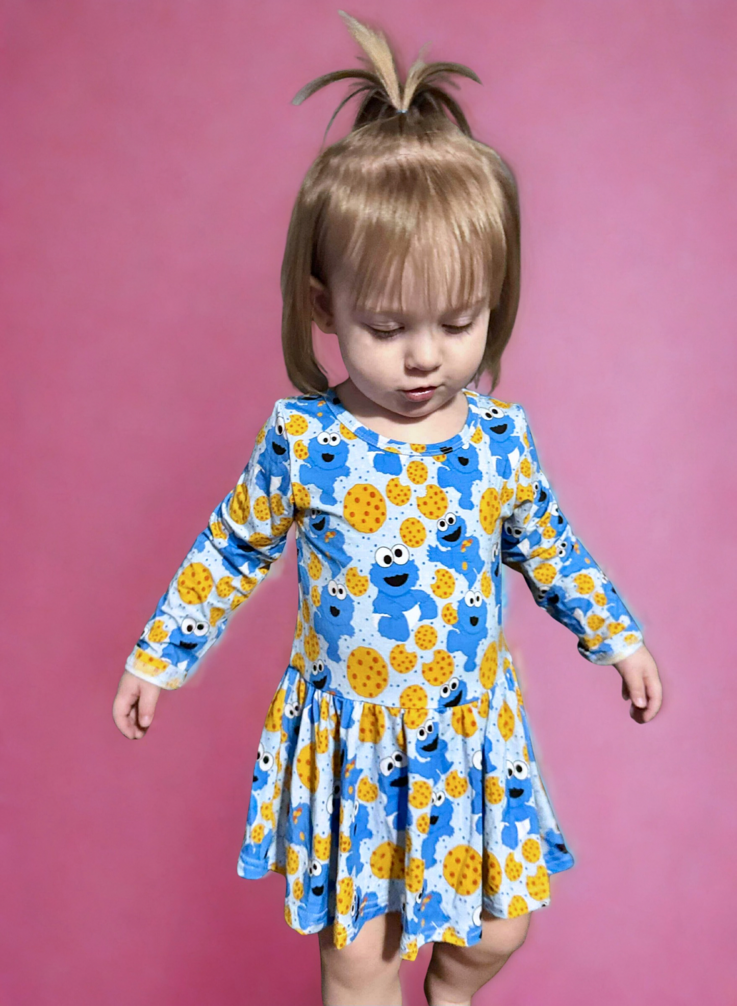 Cookie Lover Bamboo Twirl Dress with Bodysuit