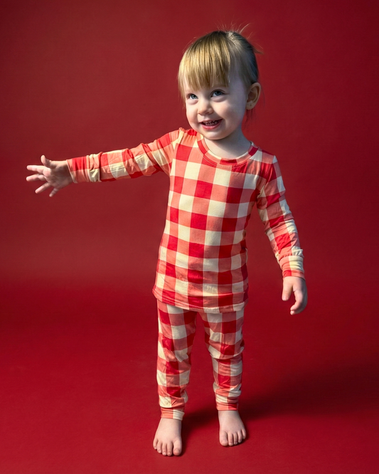 Little Lumberjack Bamboo Two Piece Pajama Set