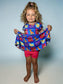Hakuna Matata Bamboo Peplum Dress and Shorts Set