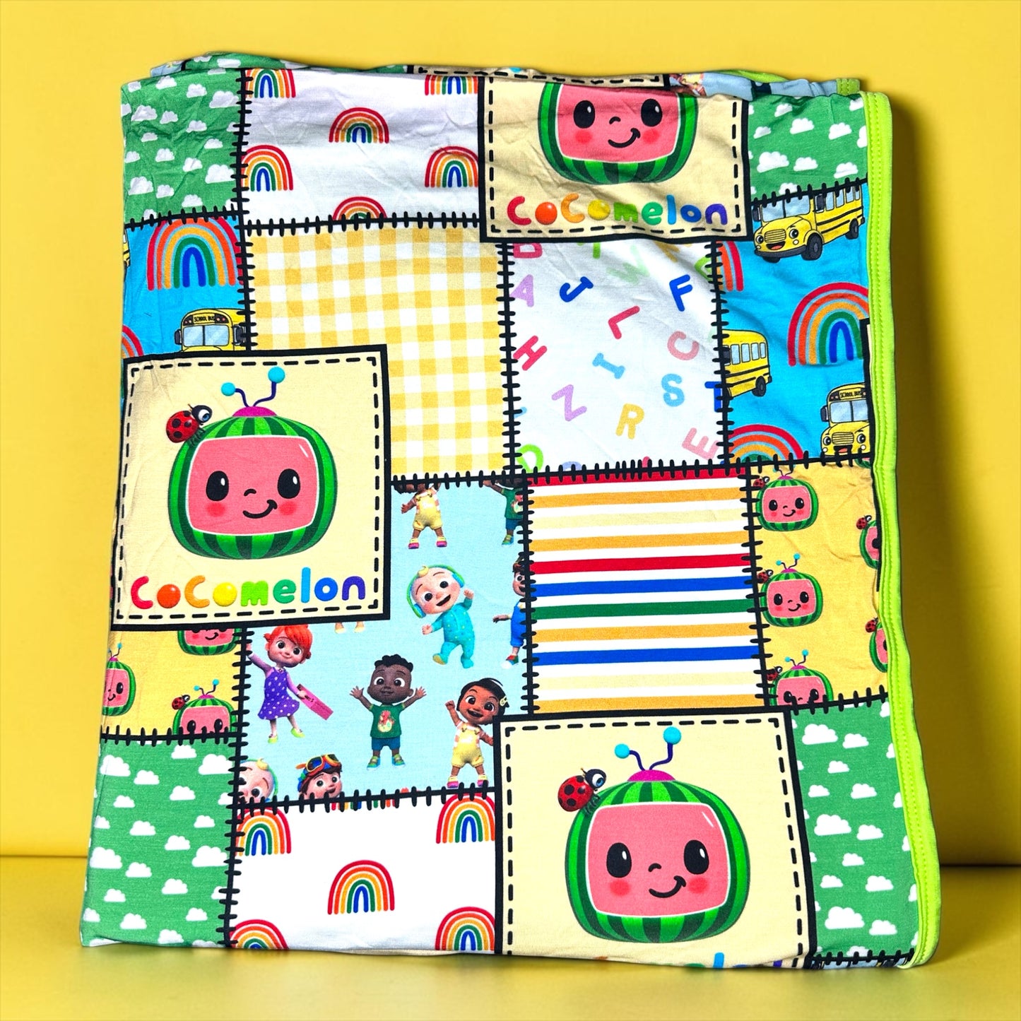 Patterned Pals Double Layered Bamboo Blanket