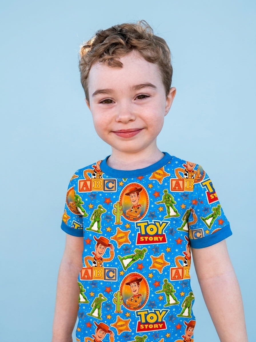 Howdy Partner Bamboo Two Piece Pajama Set (Pre Order with expected arrival mid September)