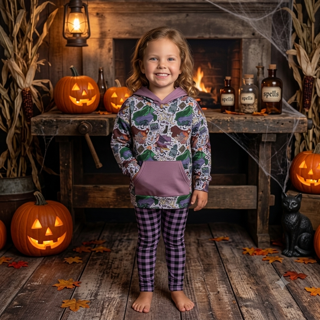 I Put A Spell On You Bamboo Toddler Hoodie (Pre Order with expected arrival end of August)