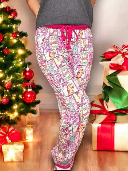 Pinkmas Adult Bamboo Joggers
