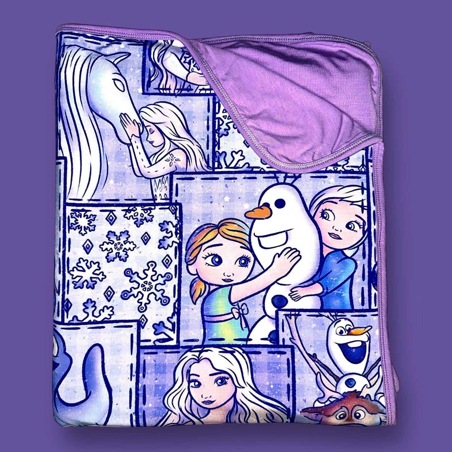 Ice Palace Playtime Double Layered Bamboo Blanket