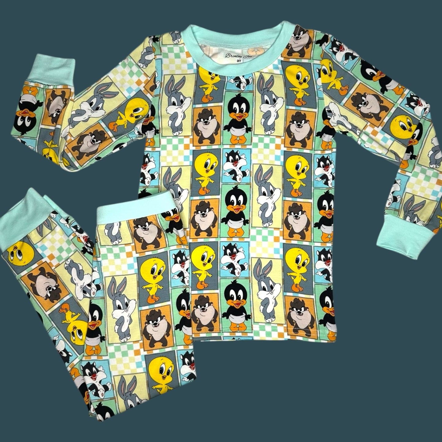 Toon-Tastic Classic Bamboo Two Piece Pajama Set