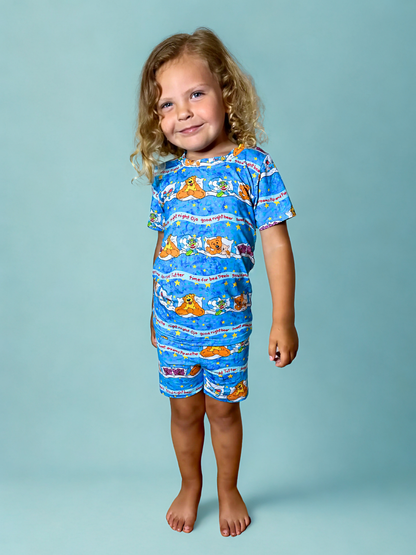 Goodnight Bear Bamboo Two Piece Short Sleeve and Shorts Pajama Set (Pre Order with expected arrival August 2026)