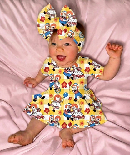 Memory Lane Bamboo Twirl Dress with snaps