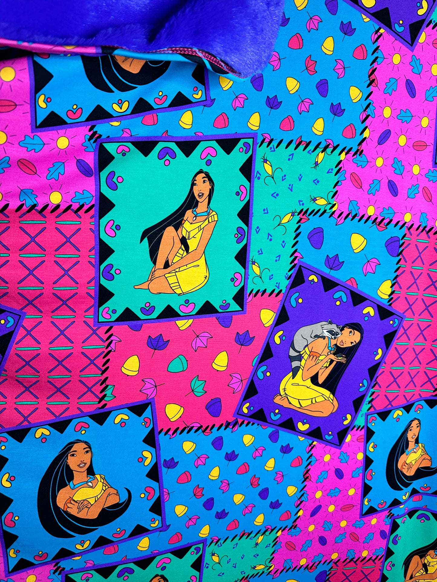 Retro Remix Plush Bamboo Blanket