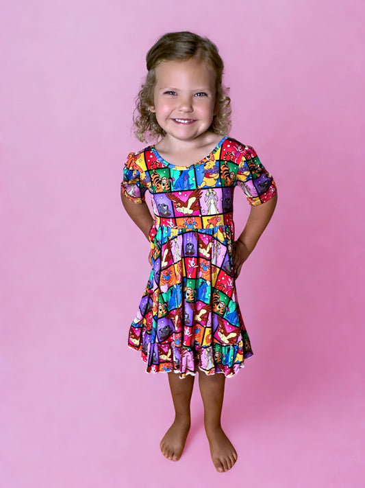Hundred Acre Mosaic Bamboo Twirl Dress