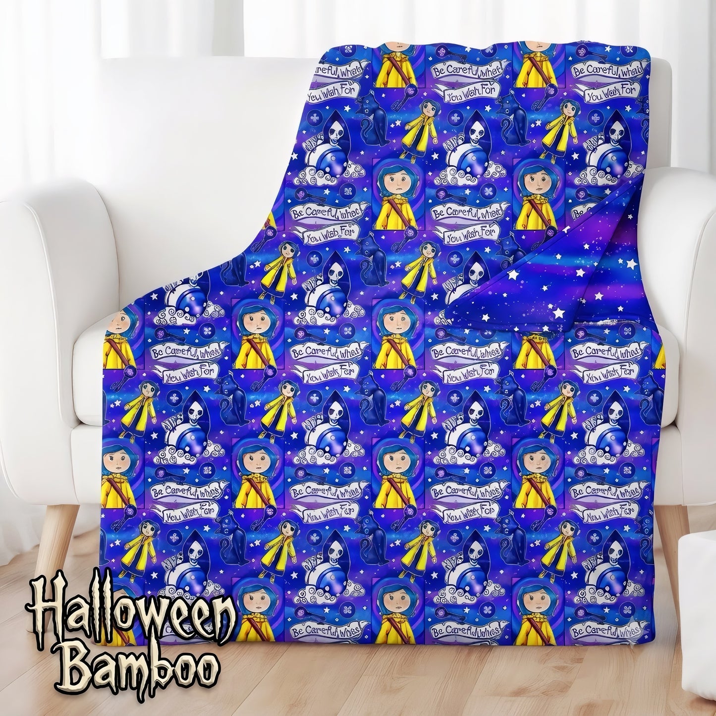 Be Careful What You Wish For Double Layered Bamboo Blanket (Pre Order with expected arrival end of August 2026)