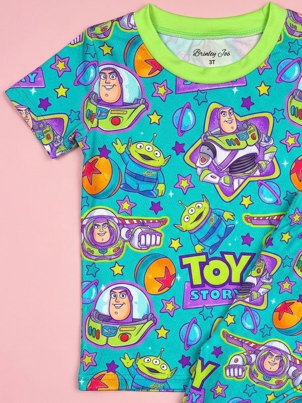 Too Infinity & Beyond Bamboo Two Piece Pajama Set (Pre Order with expected arrival mid September)