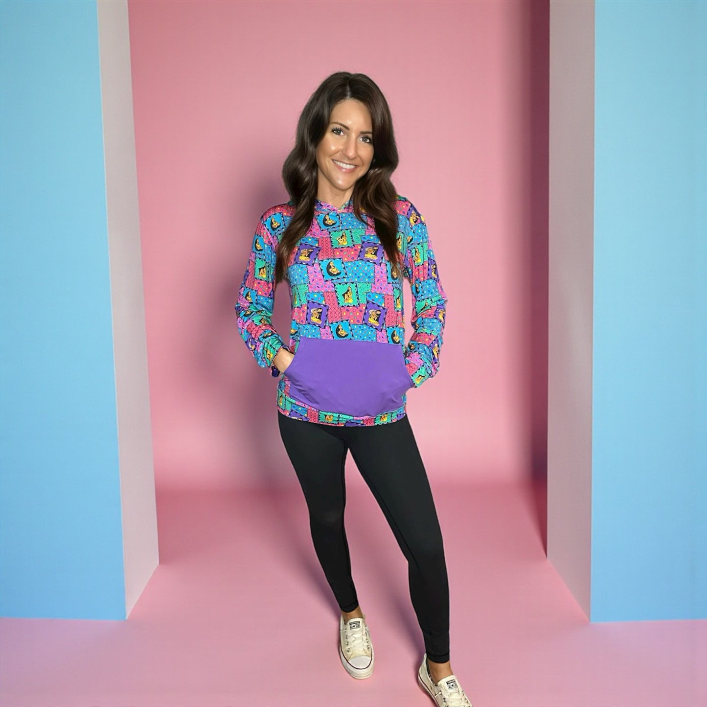 Retro Remix Adult Bamboo Hoodie (Pre Order)