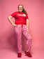 Pretty in Pink Adult Bamboo Joggers