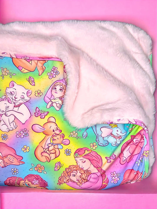 A Mother's Love Plush Bamboo Blanket