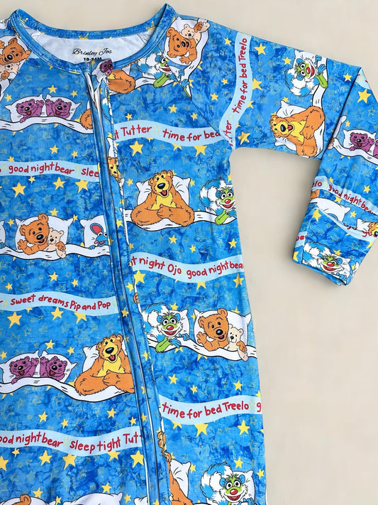 Goodnight Bear Bamboo Romper (Pre Order with expected arrival August 2026)