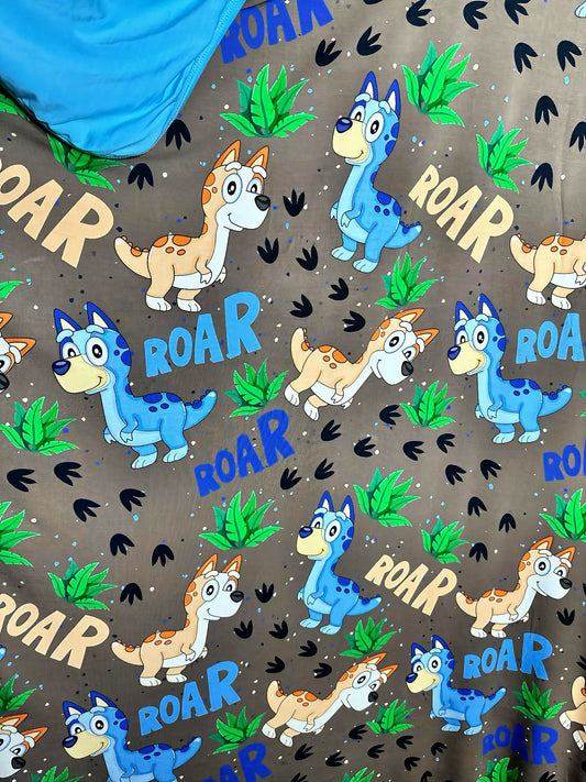 Dino Dog Adult Bamboo Joggers