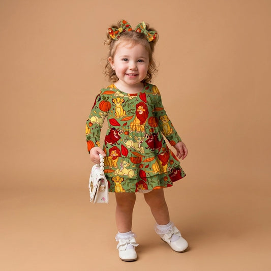 Colors of Courage Bamboo Twirl Dress with snaps (Pre order expected arrival end of Sept.)