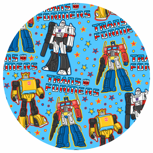 Retro Robot Bamboo Short Sleeve and Pants Two Piece Pajama Set (Pre order with expected arrival end of Sept.)