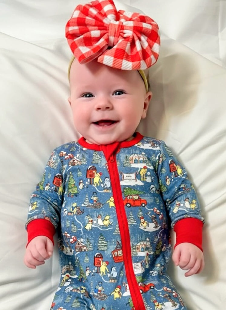 Winter Woodlands Bamboo Romper