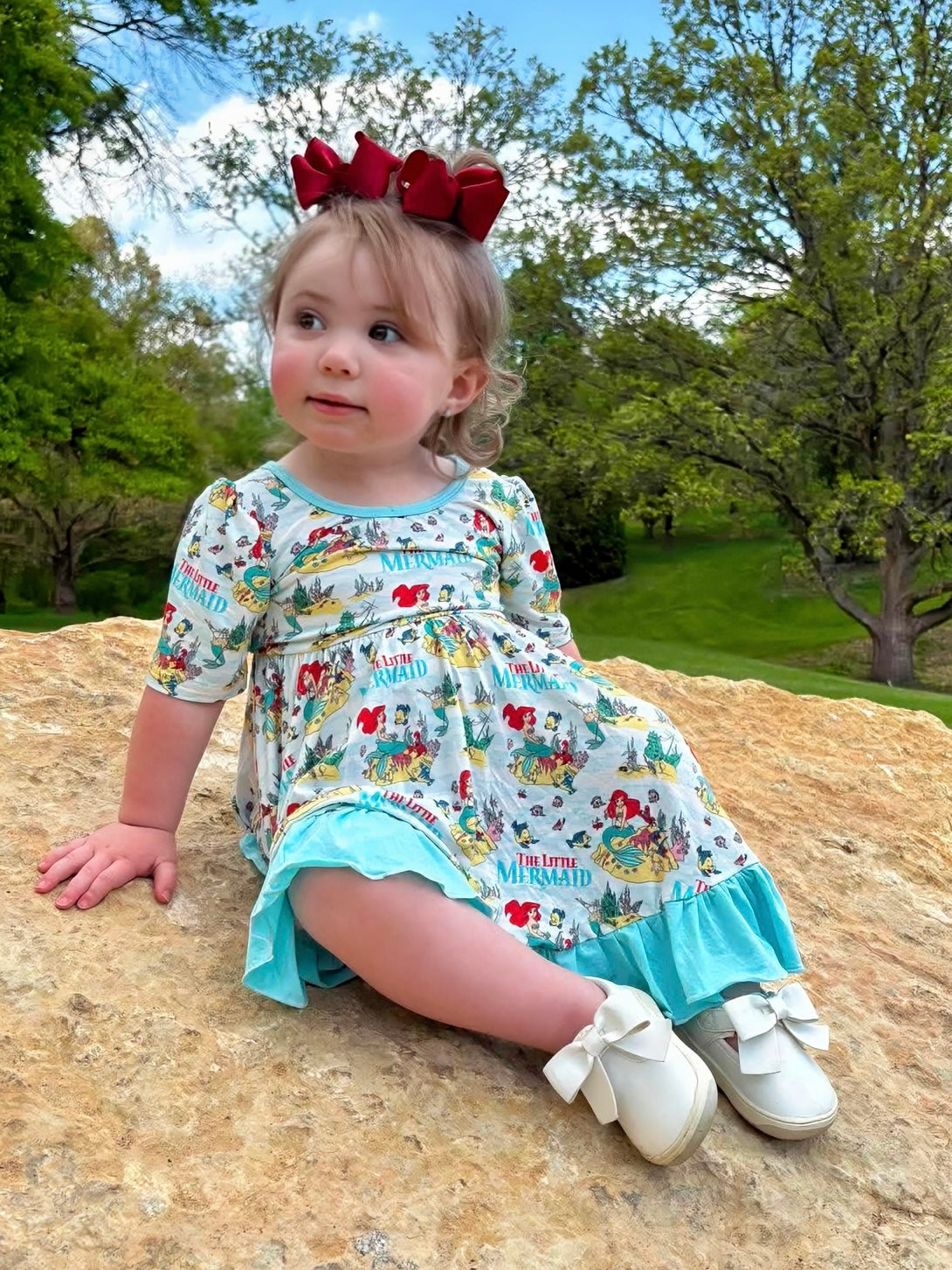 Ocean Princess Bamboo Twirl Dress