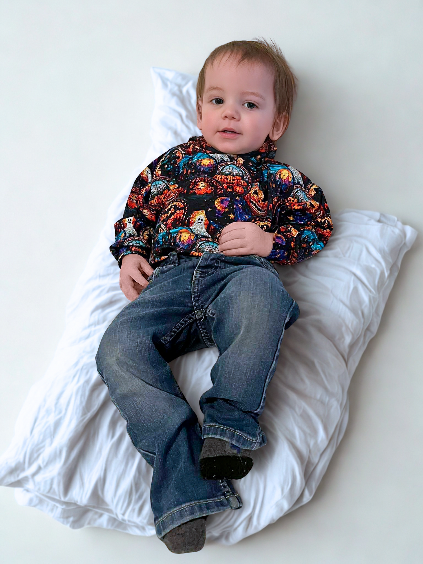 Wicked Windows Bamboo Bubble Hoodie with Snaps