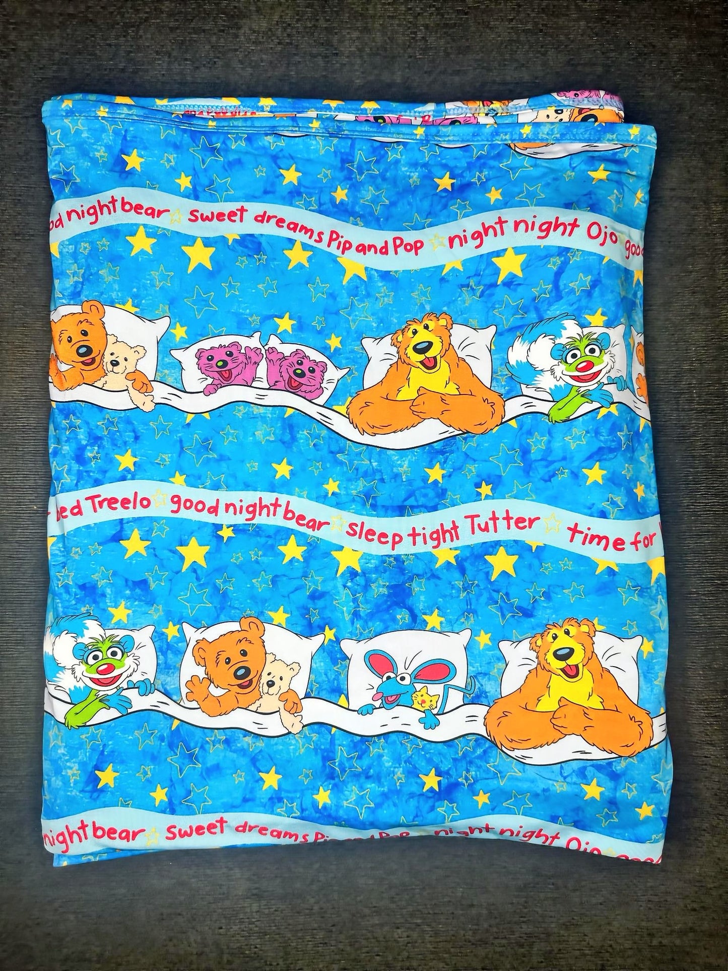Goodnight Bear Double Layered Bamboo Blanket (Pre Order with expected arrival August 2026)