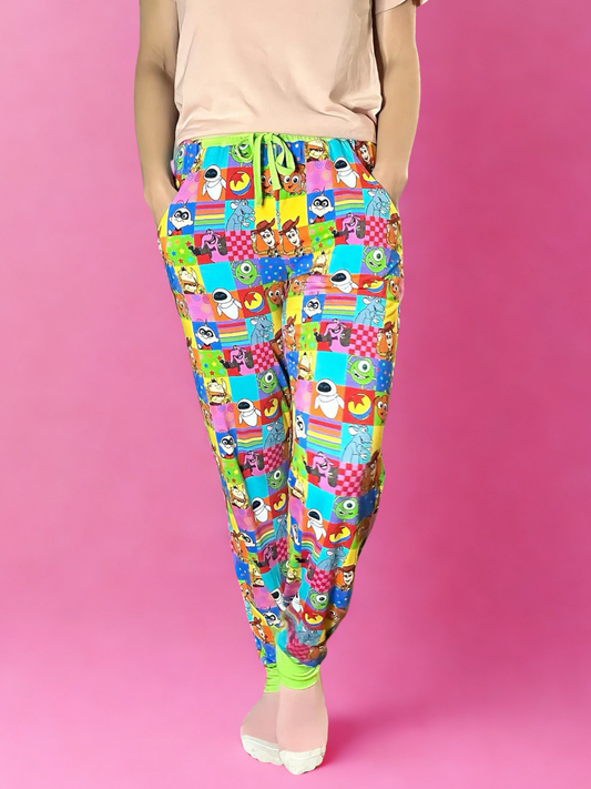 Patchwork Playmates Adult Bamboo Joggers