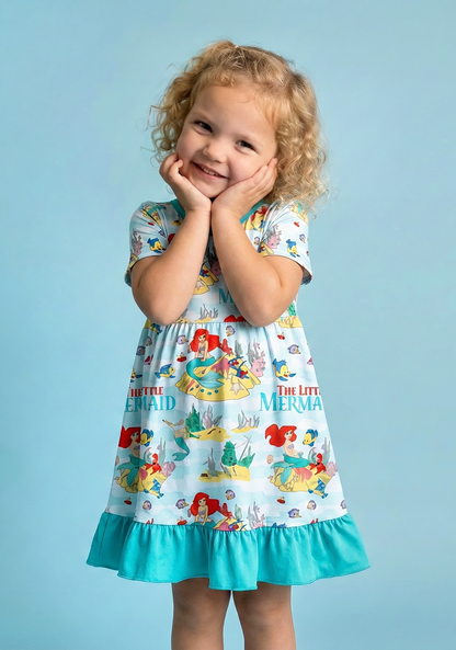 Ocean Princess Bamboo Twirl Dress