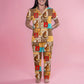 Woodland Warriors Adult Bamboo Button Up Top and Pants Pajamas Set (Pre Order with expected delivery end of September 2026)