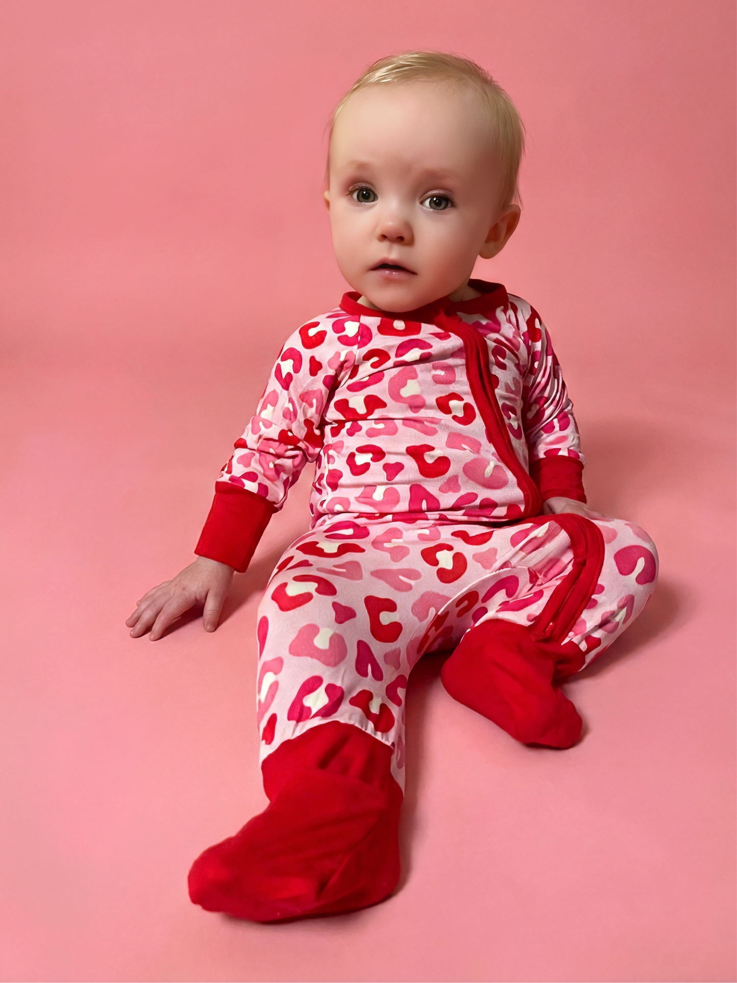 Pretty in Pink Bamboo Romper