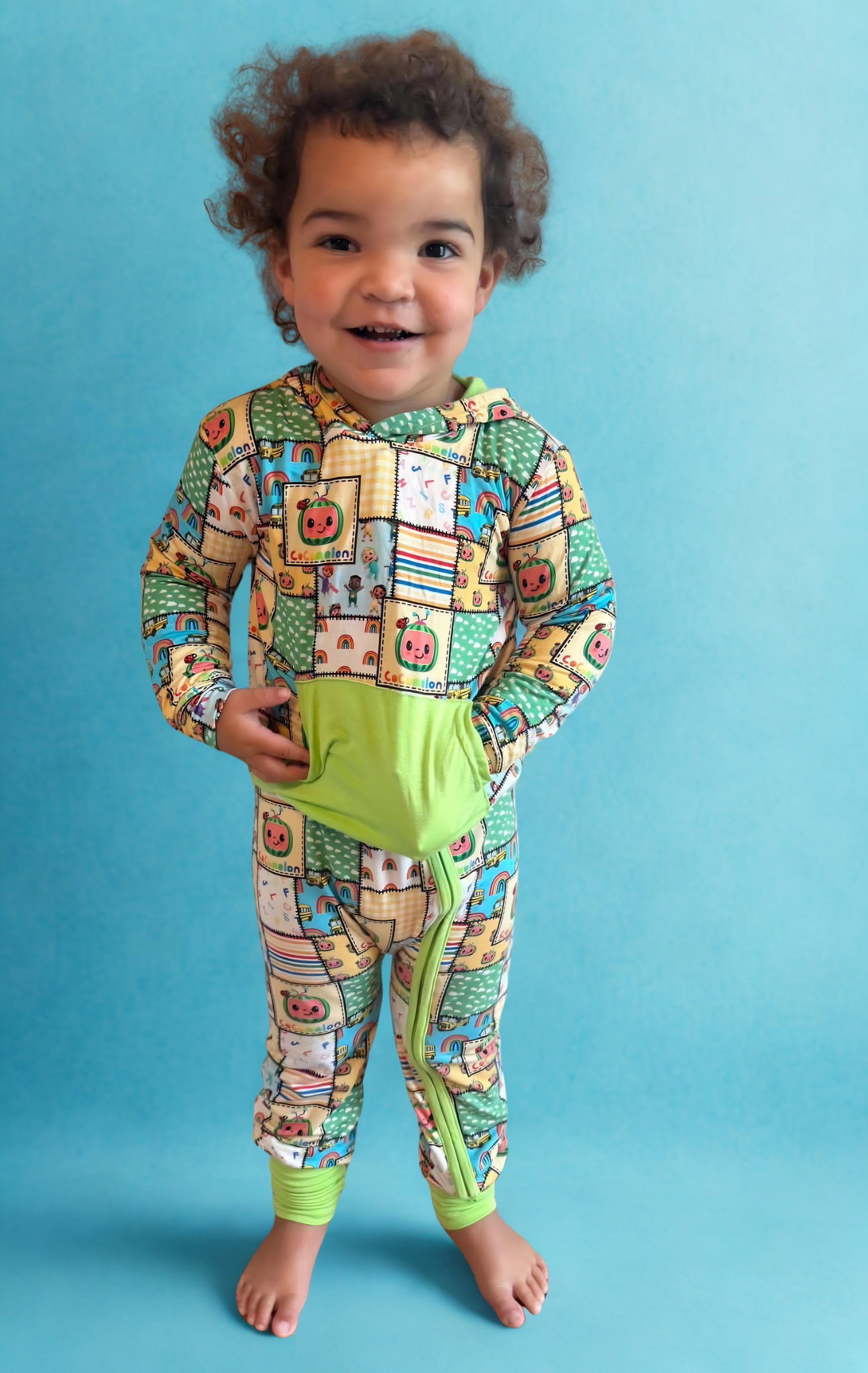 Patterned Pals Bamboo Toddler Hoodie