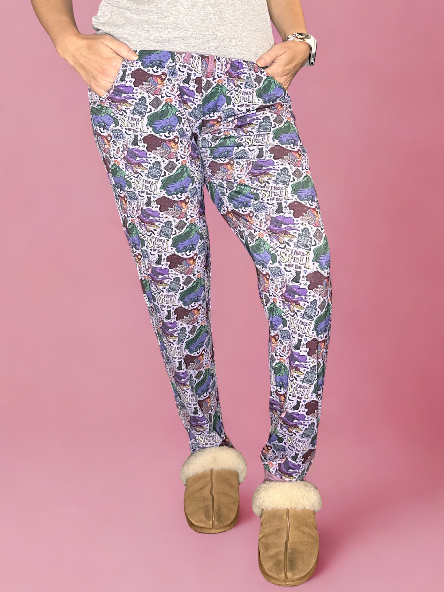 I Put A Spell On You Adult Bamboo Joggers
