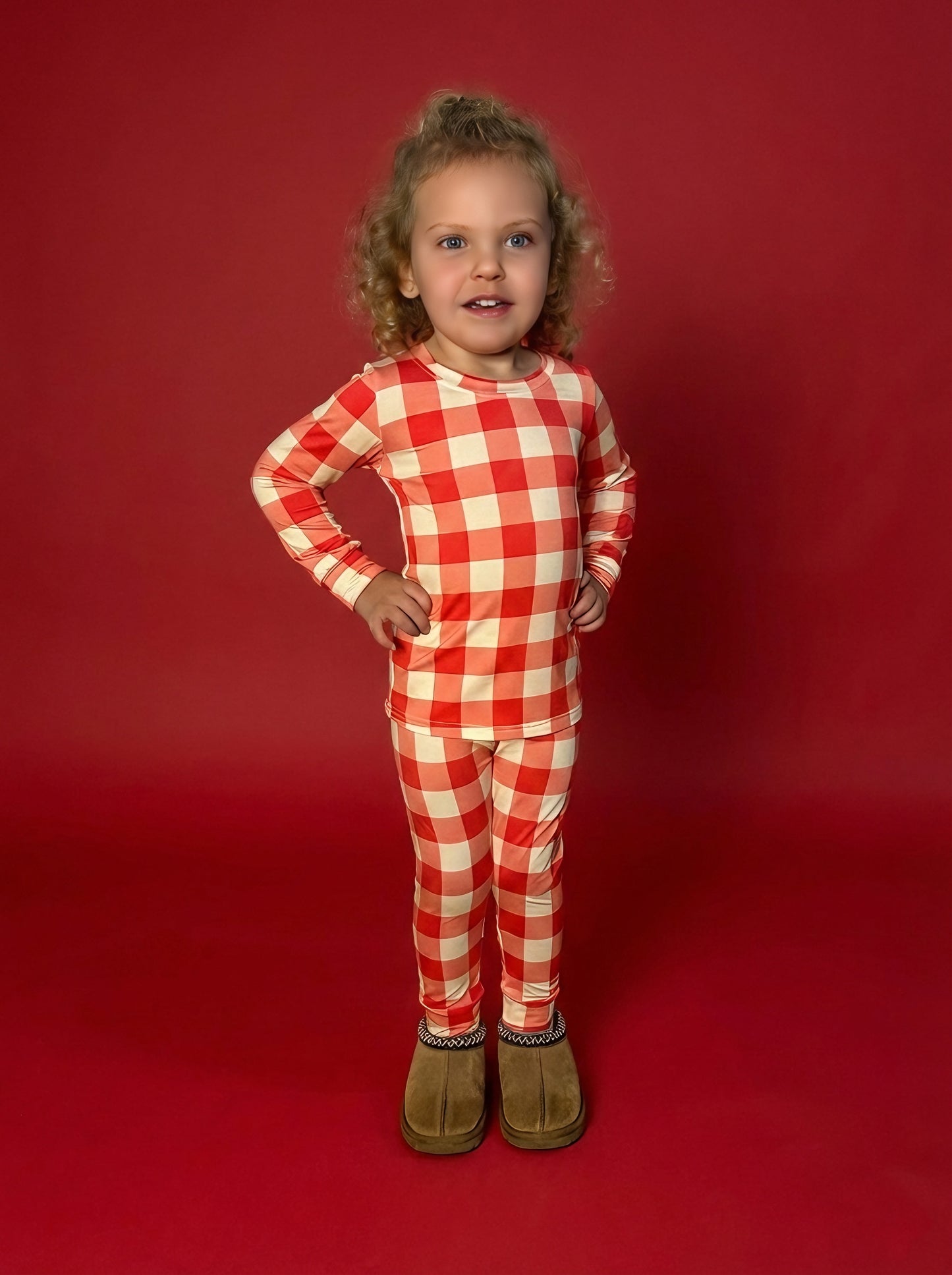 Little Lumberjack Bamboo Two Piece Pajama Set