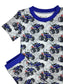 Red, White & Zoom Bamboo Two Piece Short Set
