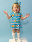 Goodnight Bear Bamboo Twirl Dress with snaps (Pre Order with expected arrival August 2026)