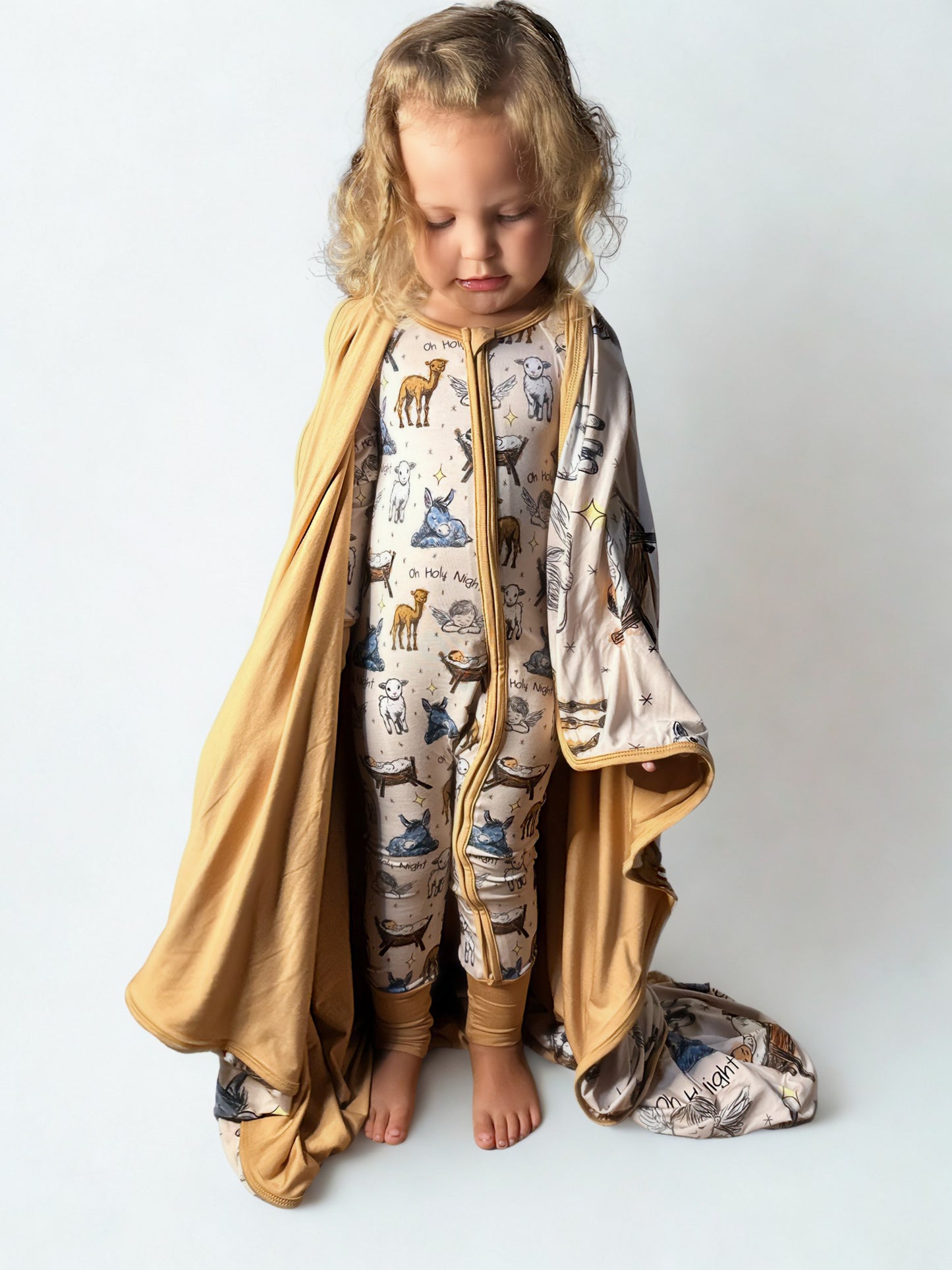 Oh Holy Night Bamboo Romper