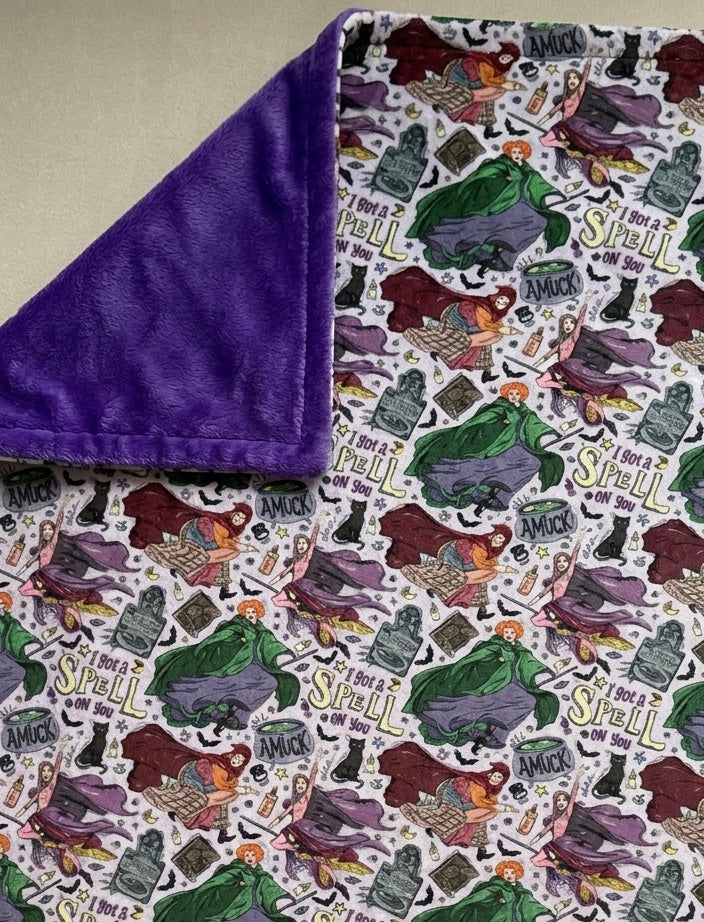 I Put A Spell On You Plush Bamboo Blanket (Pre Order with expected delivery end of August)