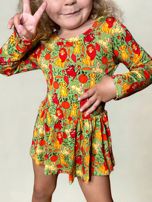 Colors of Courage Bamboo Twirl Dress with snaps