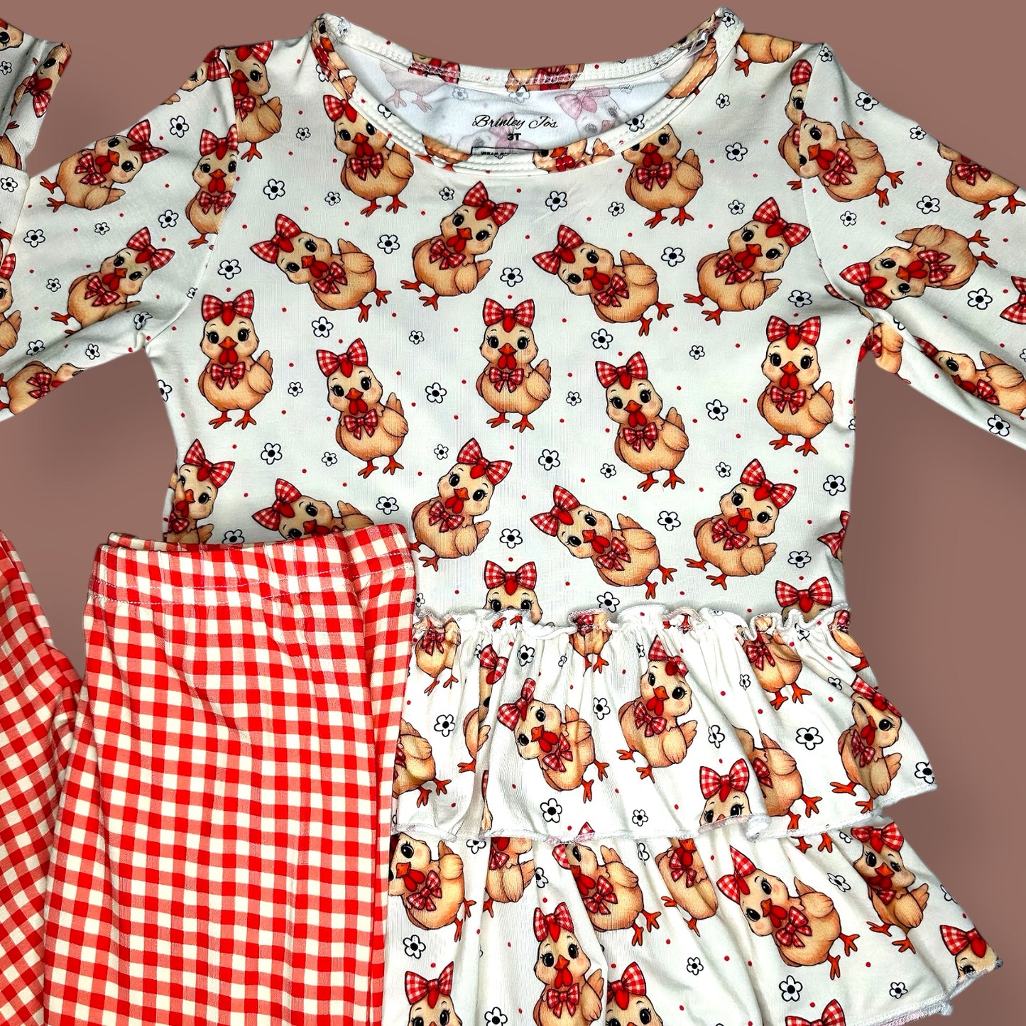 Pretty Peeps Bamboo Peplum Set