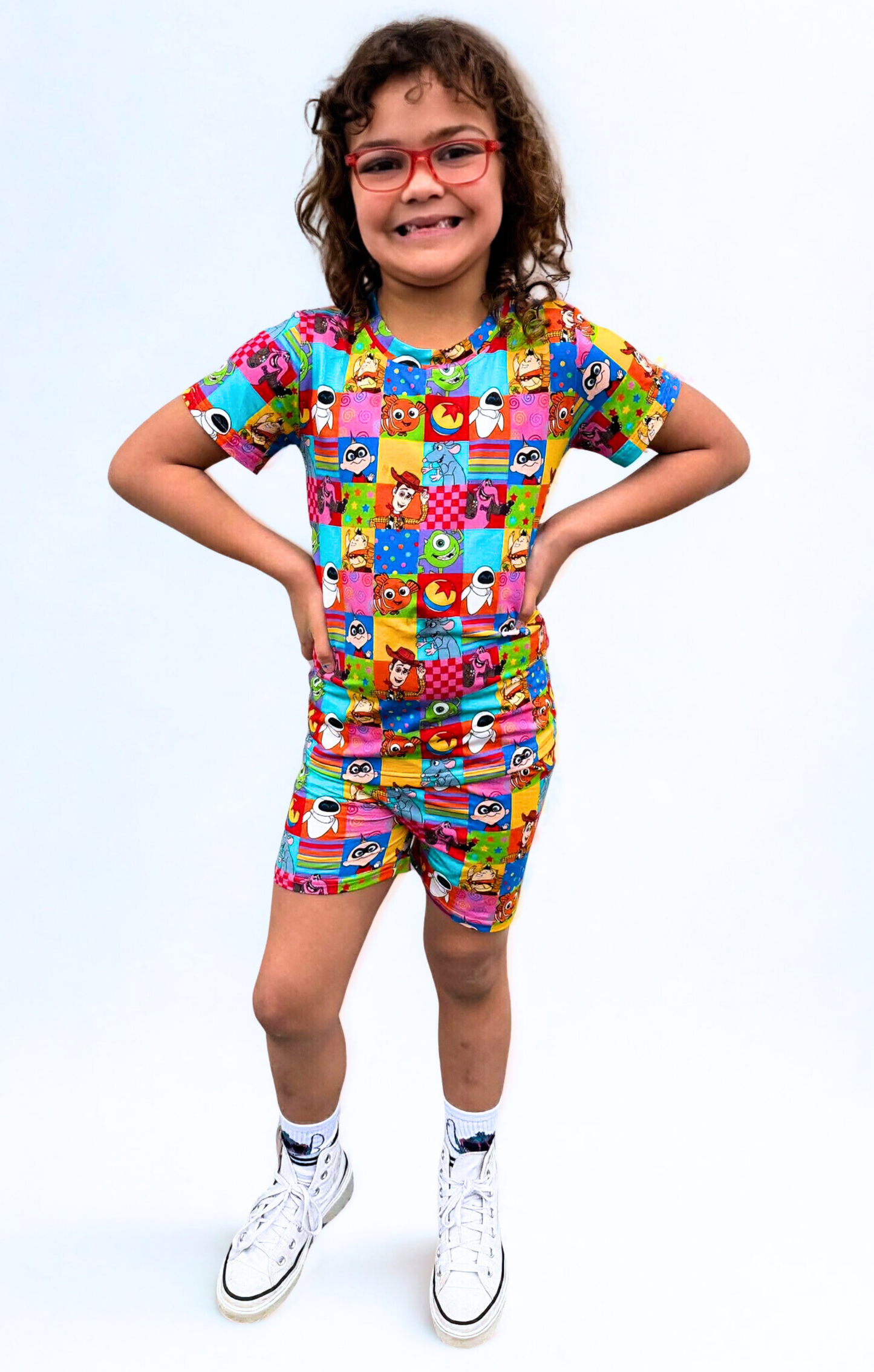 Patchwork Playmates Bamboo Two Piece Pajama Set