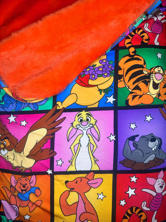Hundred Acre Mosaic Plush Bamboo Blanket